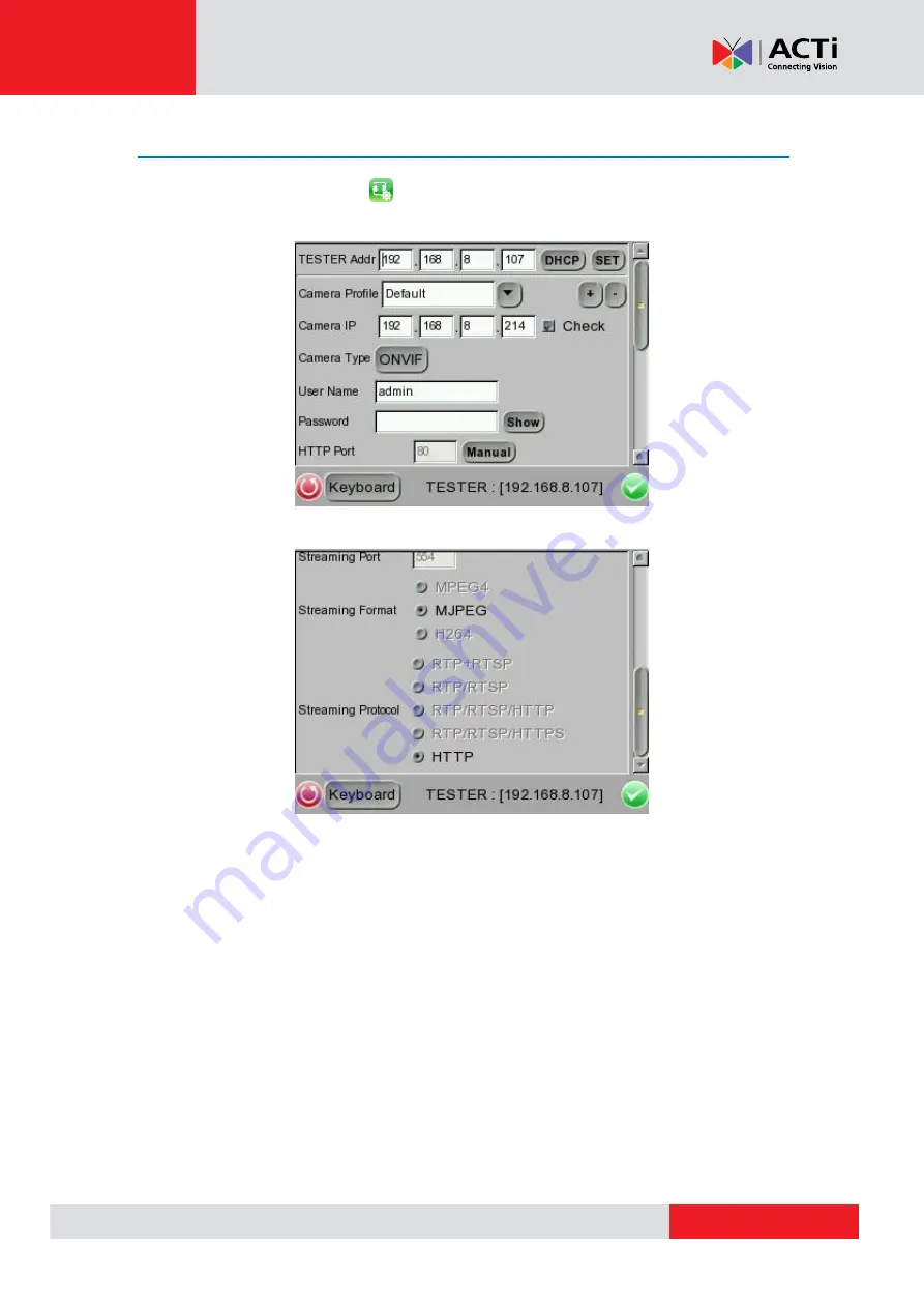 ACTi PMON-2000 Product Manual Download Page 47