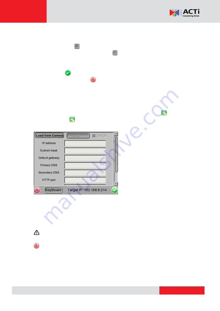 ACTi PMON-2000 Product Manual Download Page 48