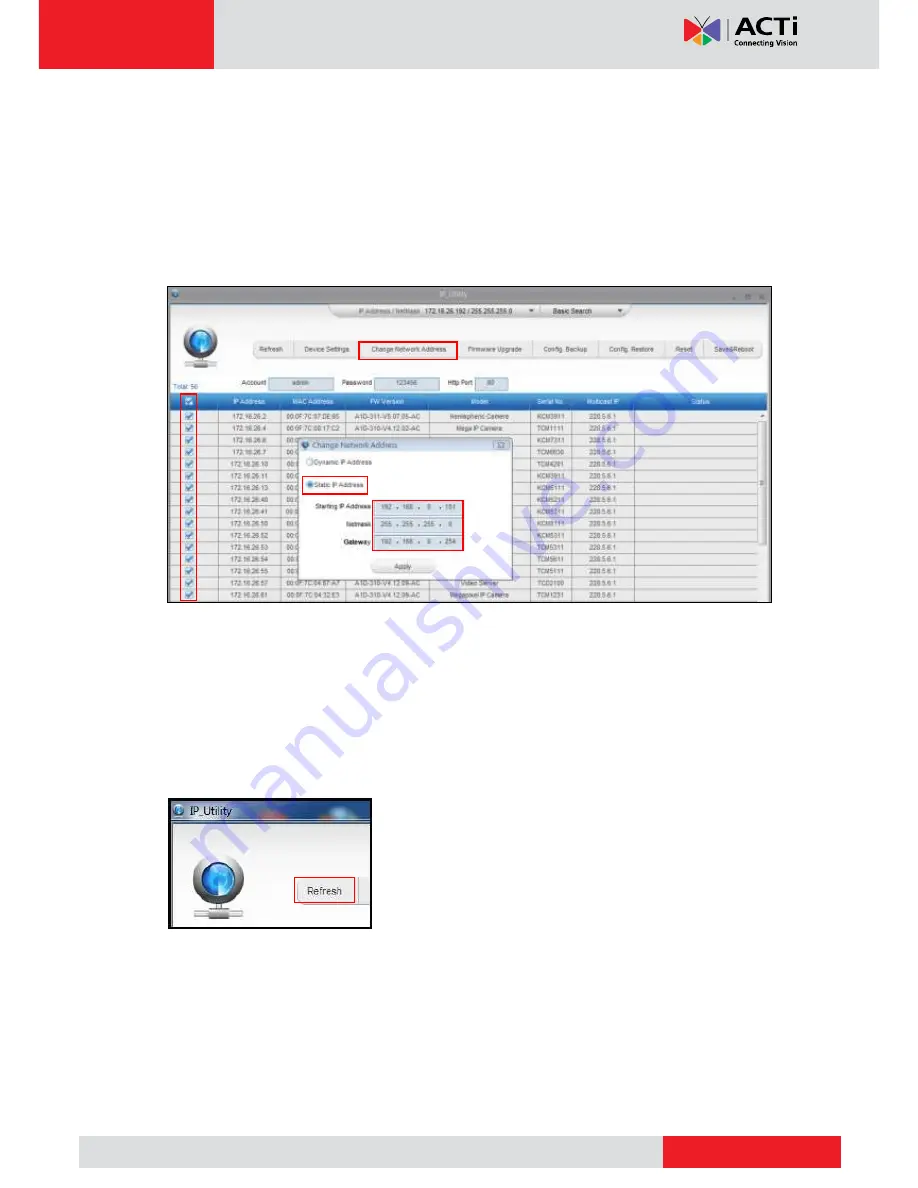 ACTi Q111 Hardware Manual Download Page 34