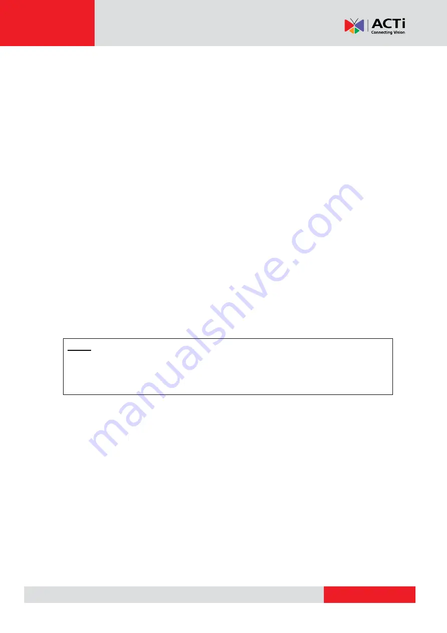 ACTi VMGB-370 User Manual Download Page 34