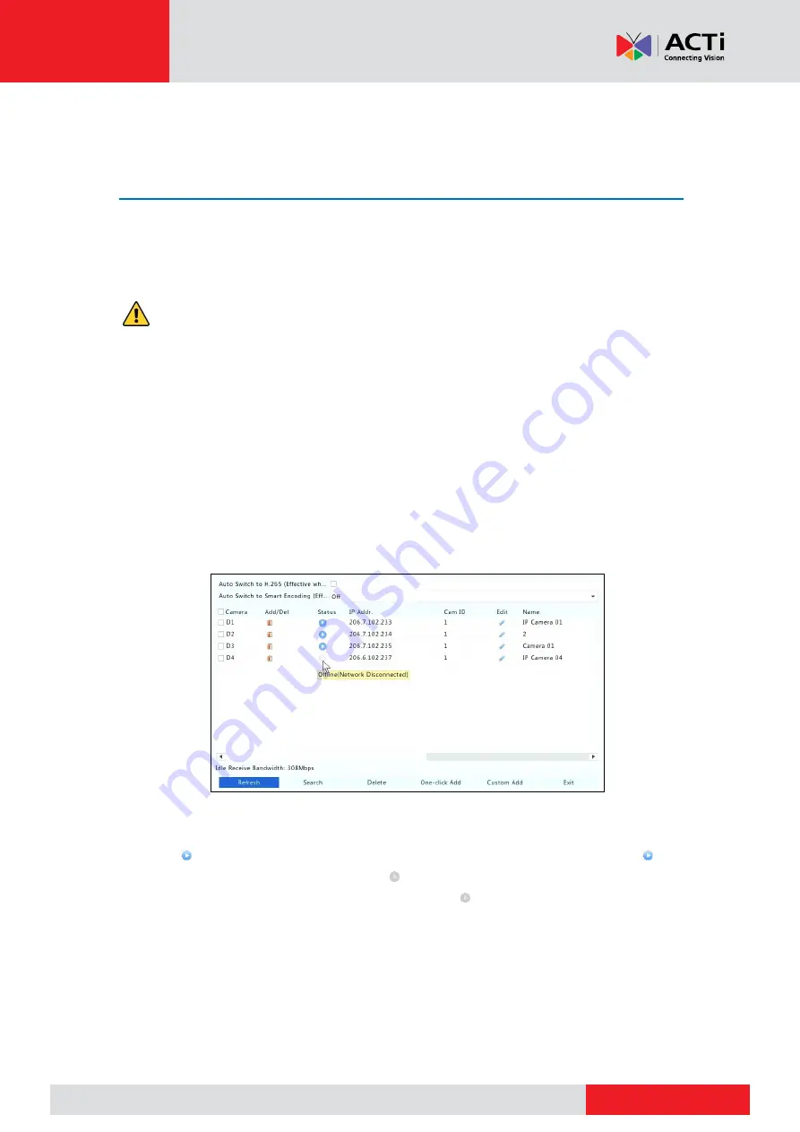 ACTi ZNR User Manual Download Page 28