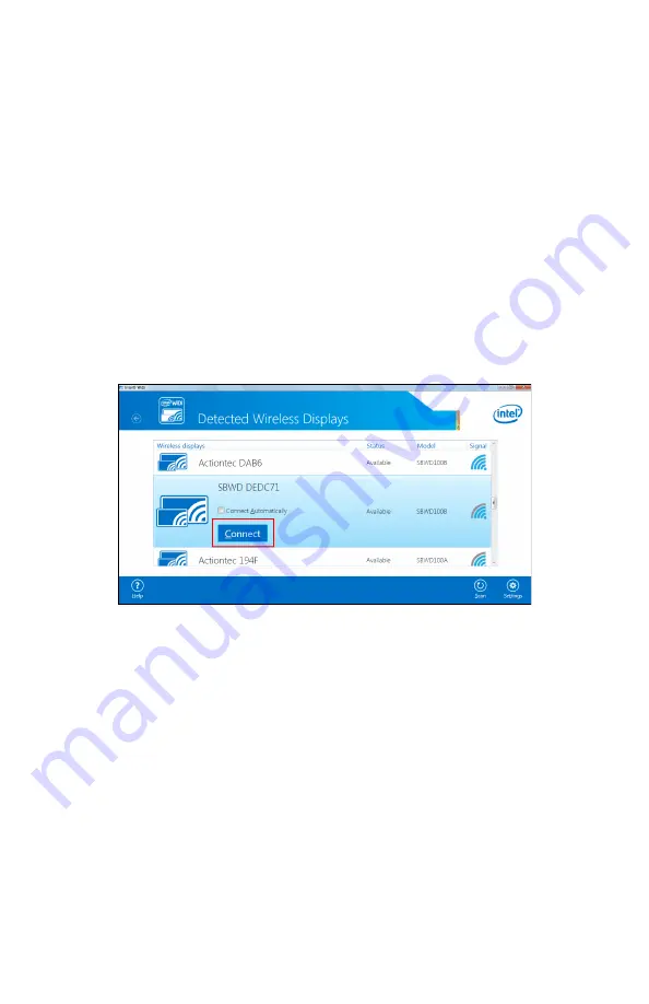 ActionTec SBWD100B User Manual Download Page 13