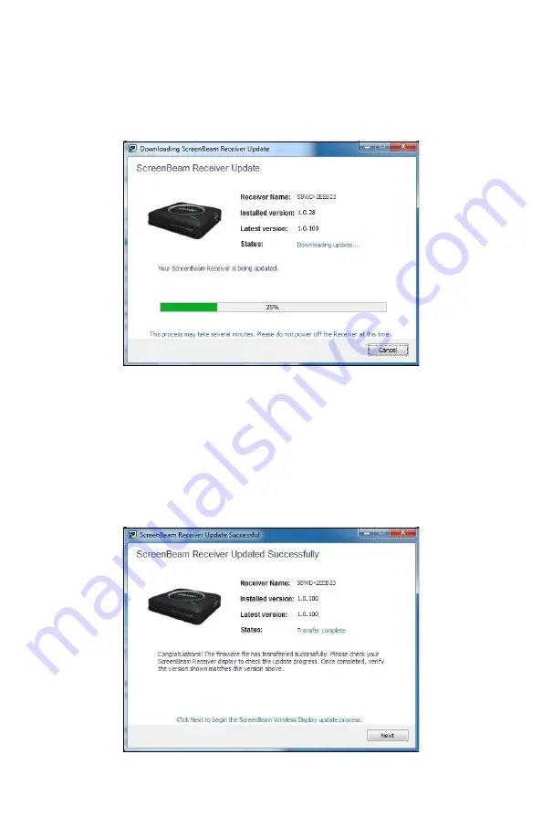 ActionTec ScreenBeam SBT100U User Manual Download Page 28