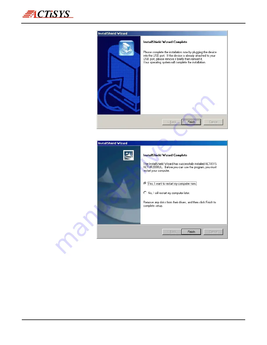 ACTiSYS ACT-IR2000UL User Manual Download Page 7