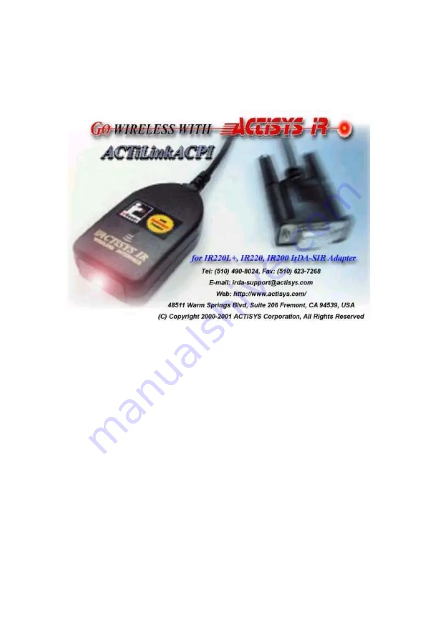 ACTiSYS IR200L Brochure Download Page 1