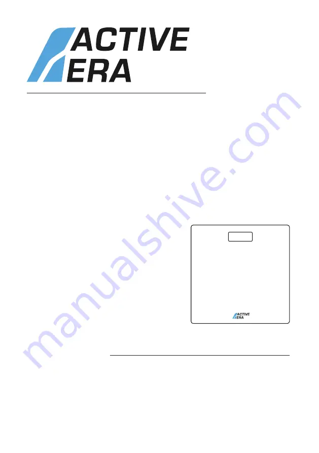 Active Era BS-03 Instruction Manual Download Page 1