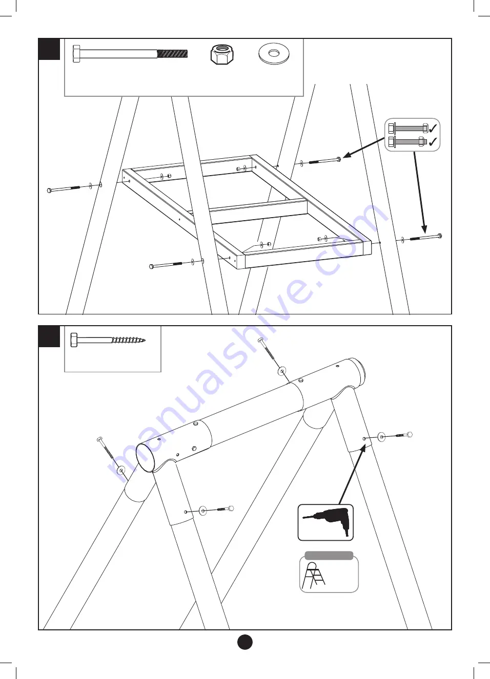 active fun Knightswood Double & Deck TP826 Instructions For Assembly, Maintenance And Safe Use Download Page 9