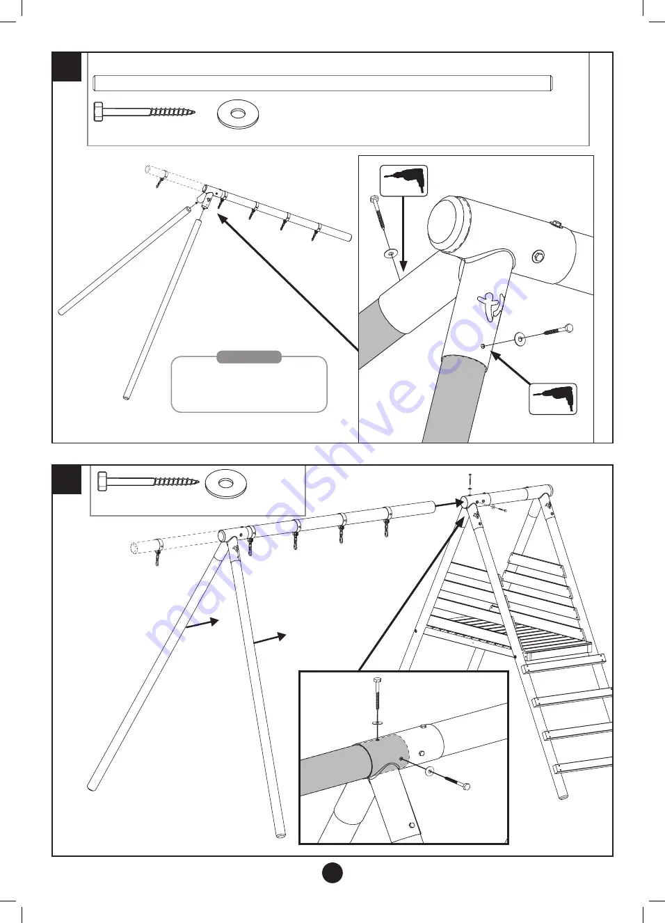 active fun Knightswood Double & Deck TP826 Instructions For Assembly, Maintenance And Safe Use Download Page 17