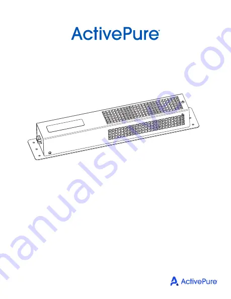 ActivePure TRANSIT GUARDIAN B101A Manual Download Page 1