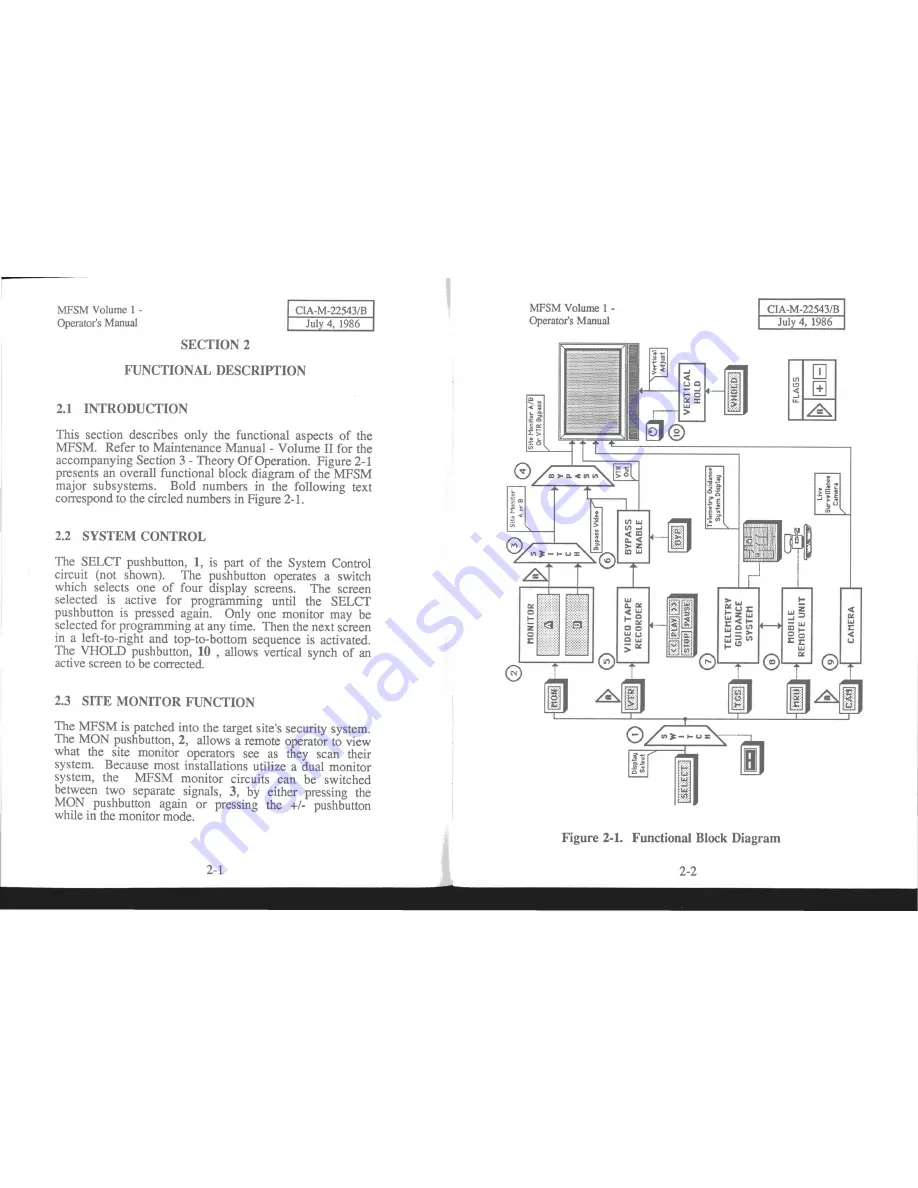 Activision MFSM Operator'S Manual Download Page 7