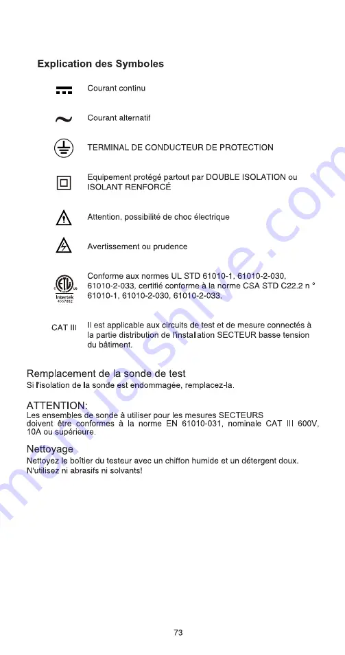 Actron AutoTroubleShooter Скачать руководство пользователя страница 73