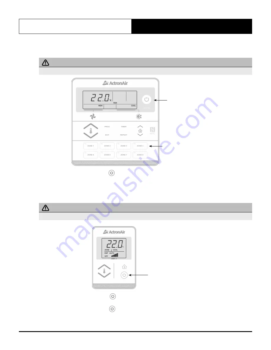 ActronAir ESP Plus Series Installation And Commissioning Manual Download Page 34