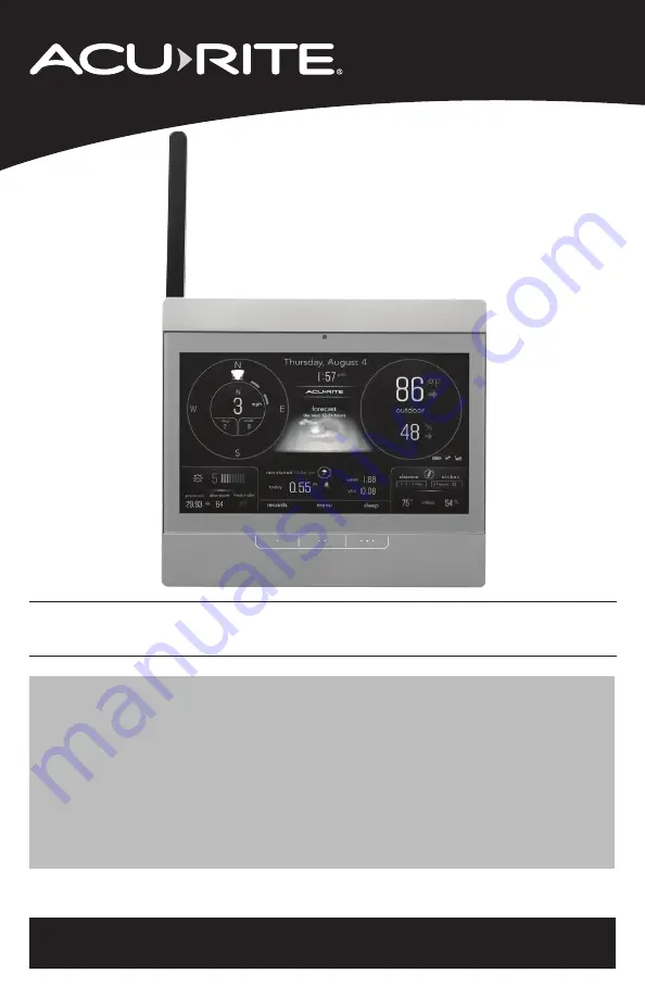 ACU-RITE Atlas 06104 Instruction Manual Download Page 1