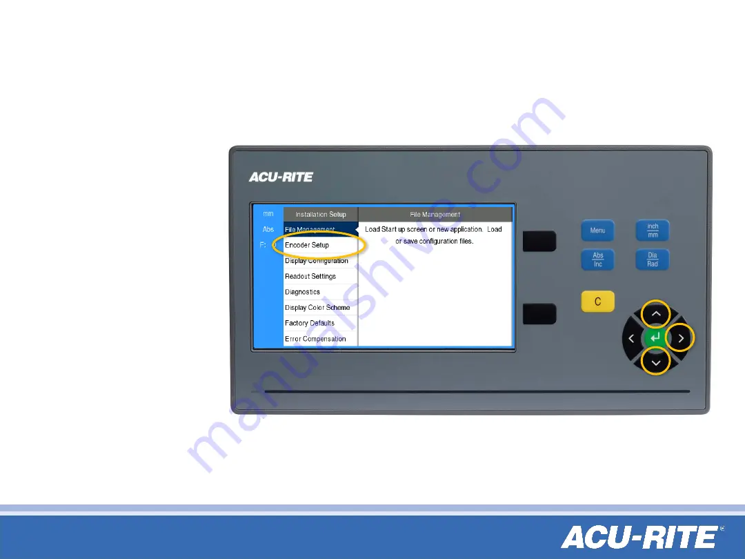 ACU-RITE DRO10 Series Manual Download Page 7