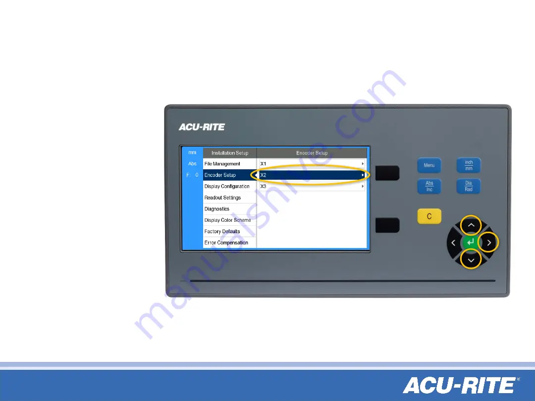 ACU-RITE DRO10 Series Скачать руководство пользователя страница 8