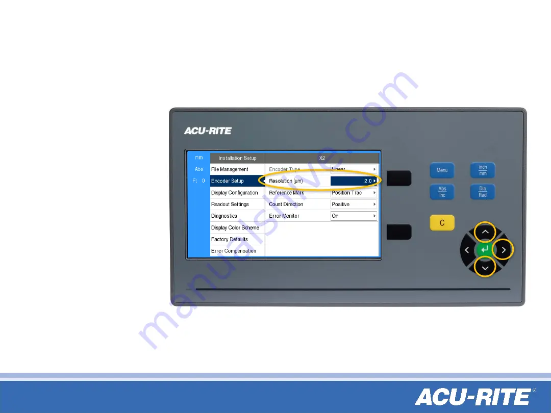 ACU-RITE DRO10 Series Скачать руководство пользователя страница 9