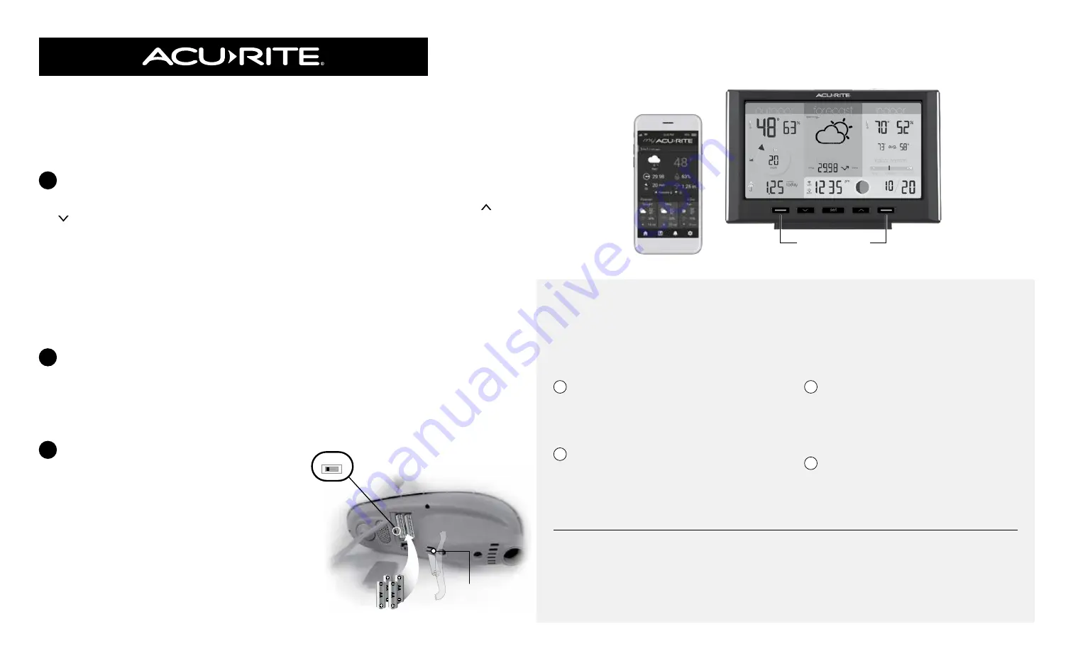 ACU-RITE Iris 06103M Setup Download Page 1