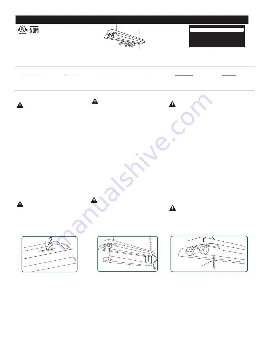 Acuity Brands LITHONIA LIGHTING 1241DP RE Installation Instructions Download Page 1