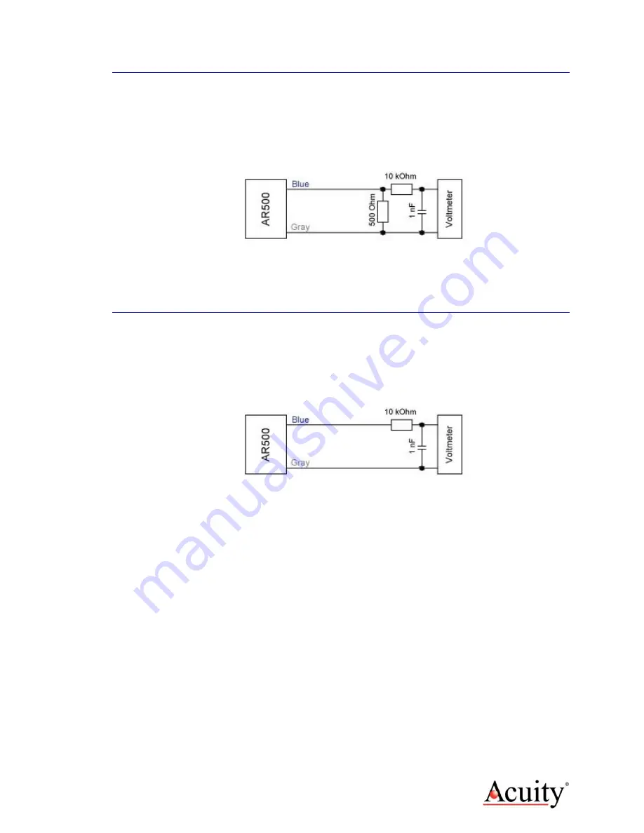 Acuity AccuRange AR500 User Manual Download Page 18