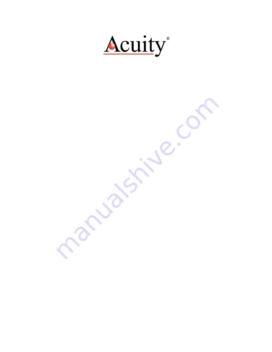 Acuity AR100 -50 User Manual Download Page 4