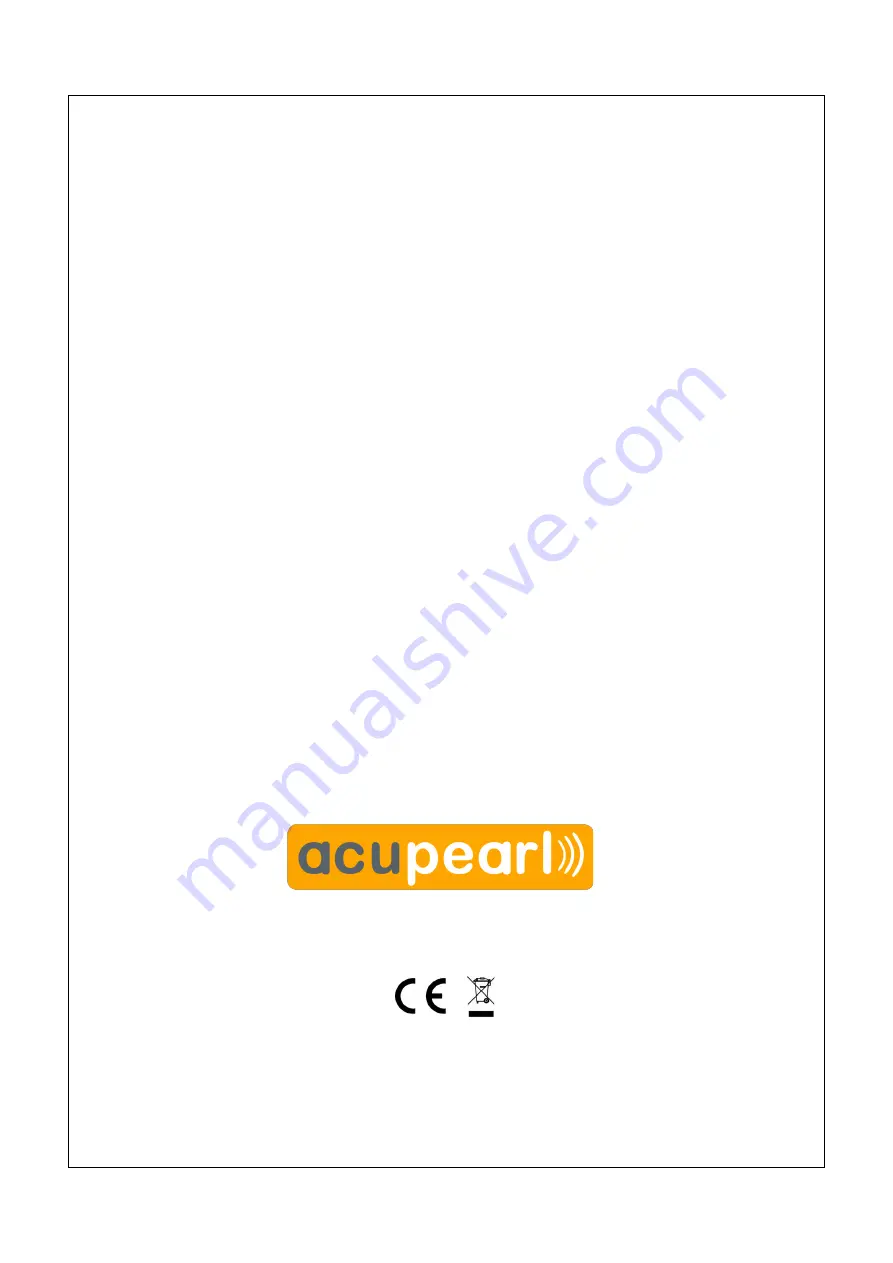 AcuPearl Sport MKIII User Manual Download Page 5