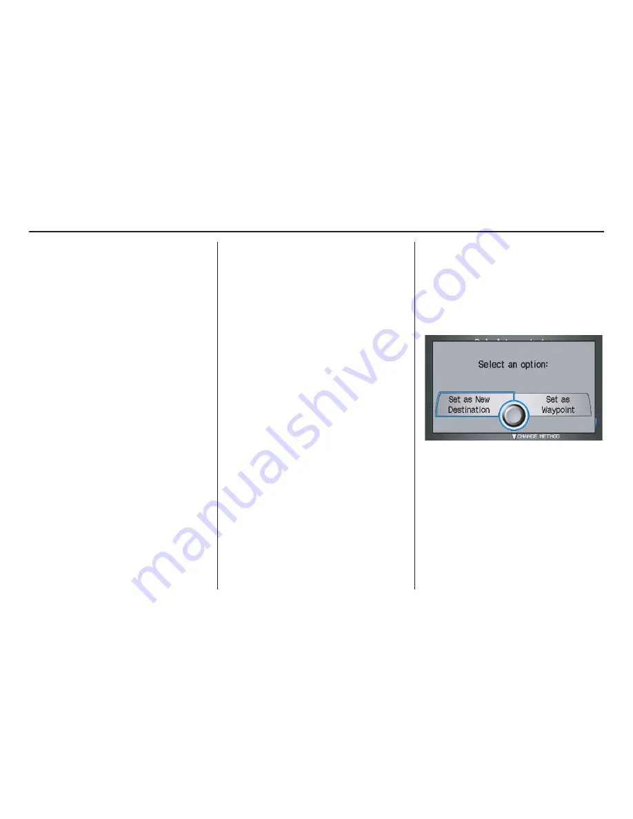 Acura 2009 MDX Navigation System Navigation Manual Download Page 75