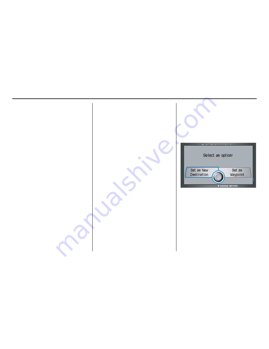 Acura 2011 RL Navigation System Navigation Manual Download Page 78