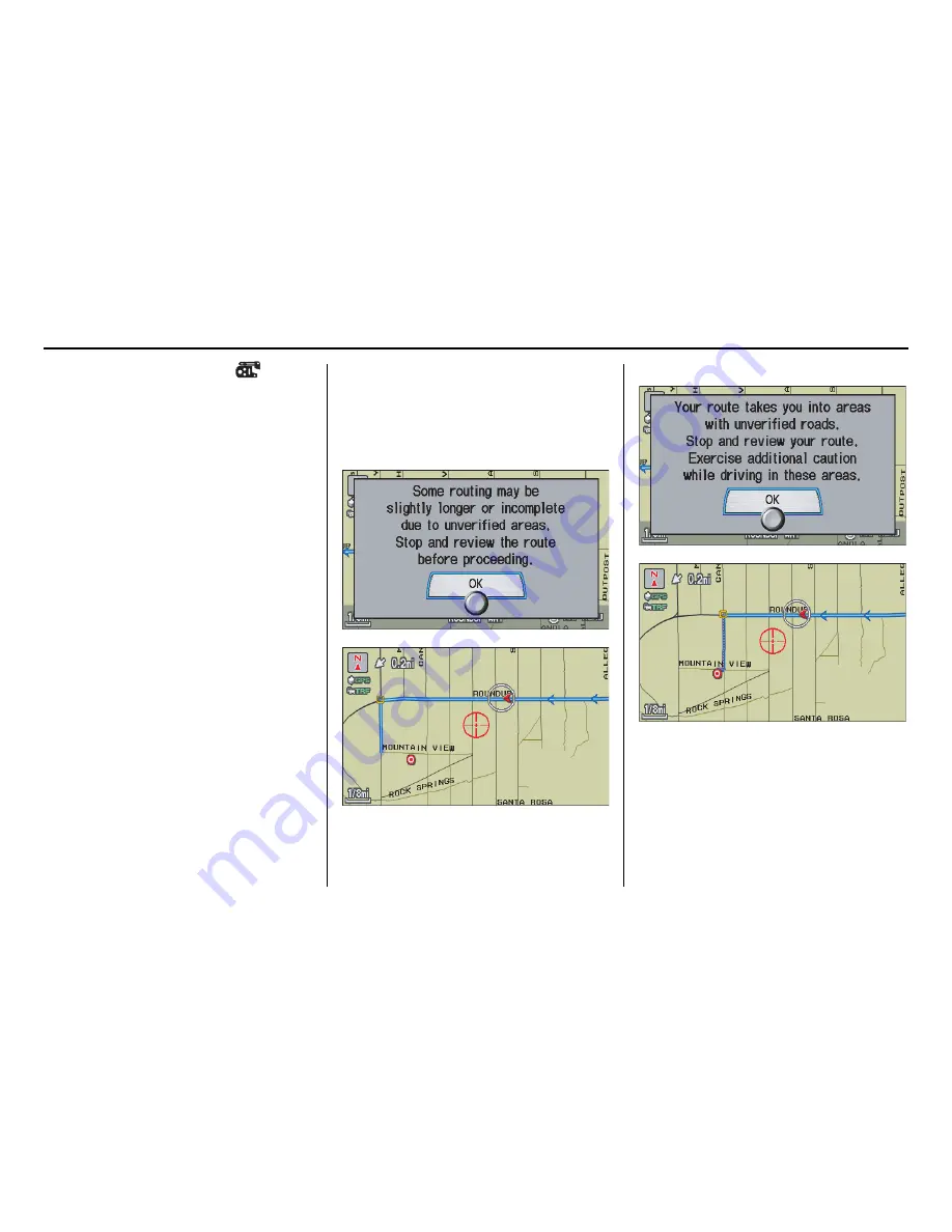 Acura 2011 RL Navigation System Navigation Manual Download Page 104