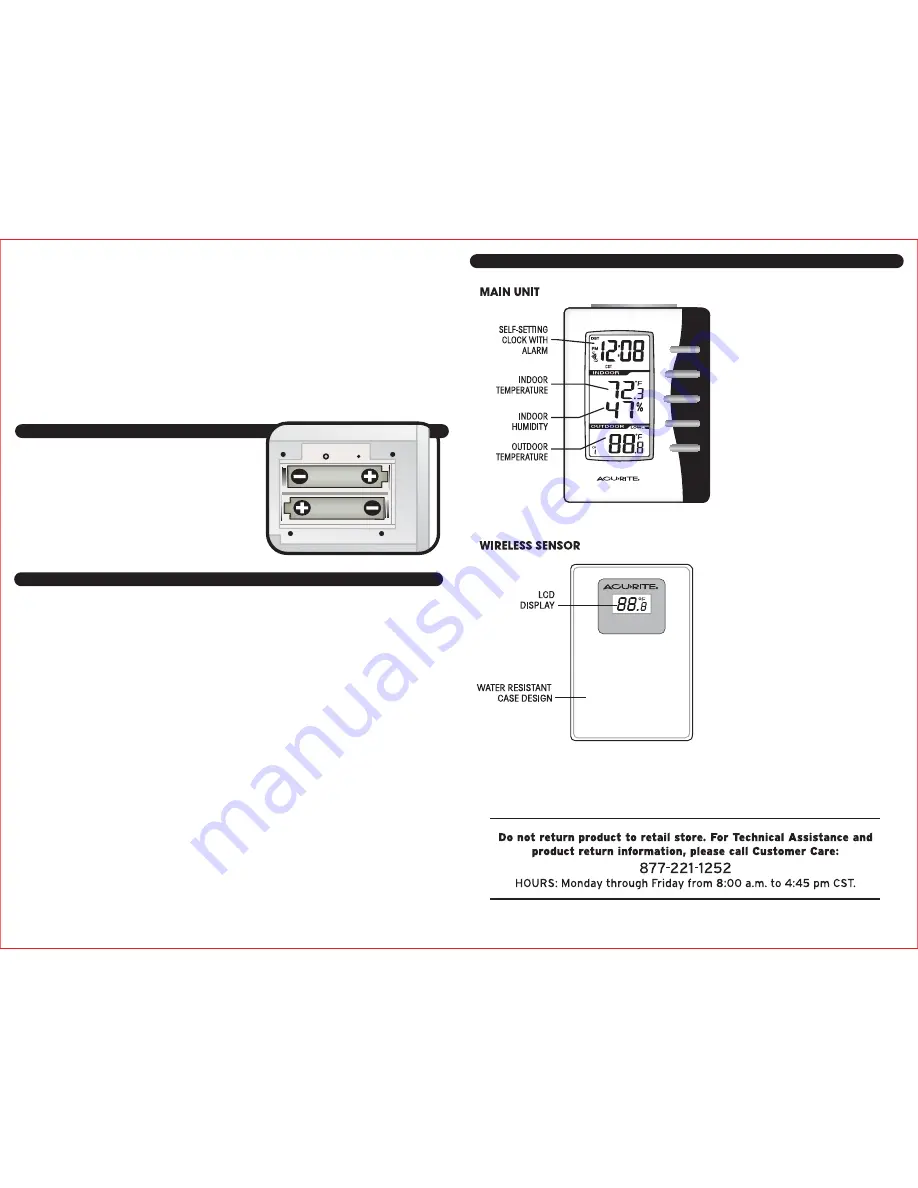 AcuRite 00590A1 Instruction Manual Download Page 3