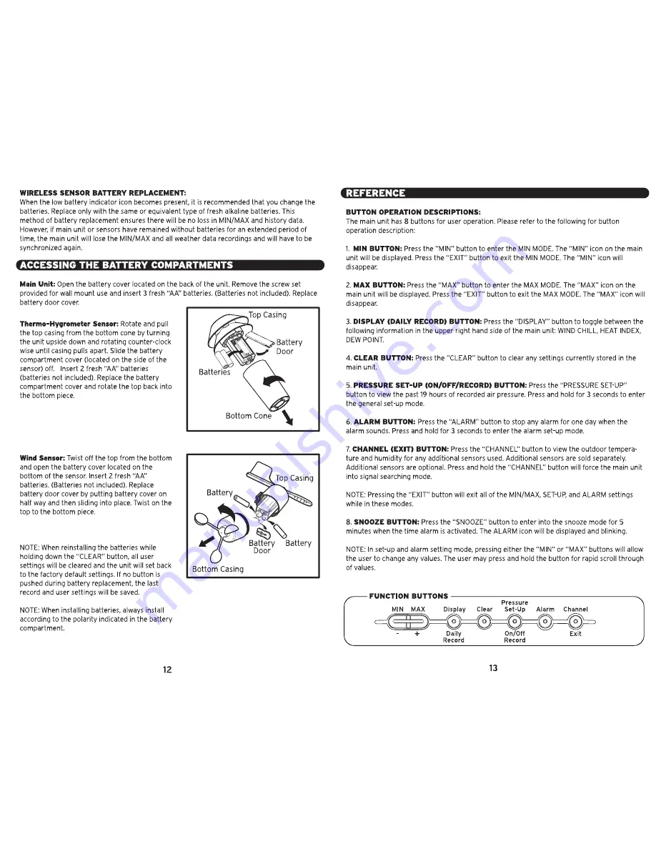 AcuRite 00594W Instruction Manual Download Page 7