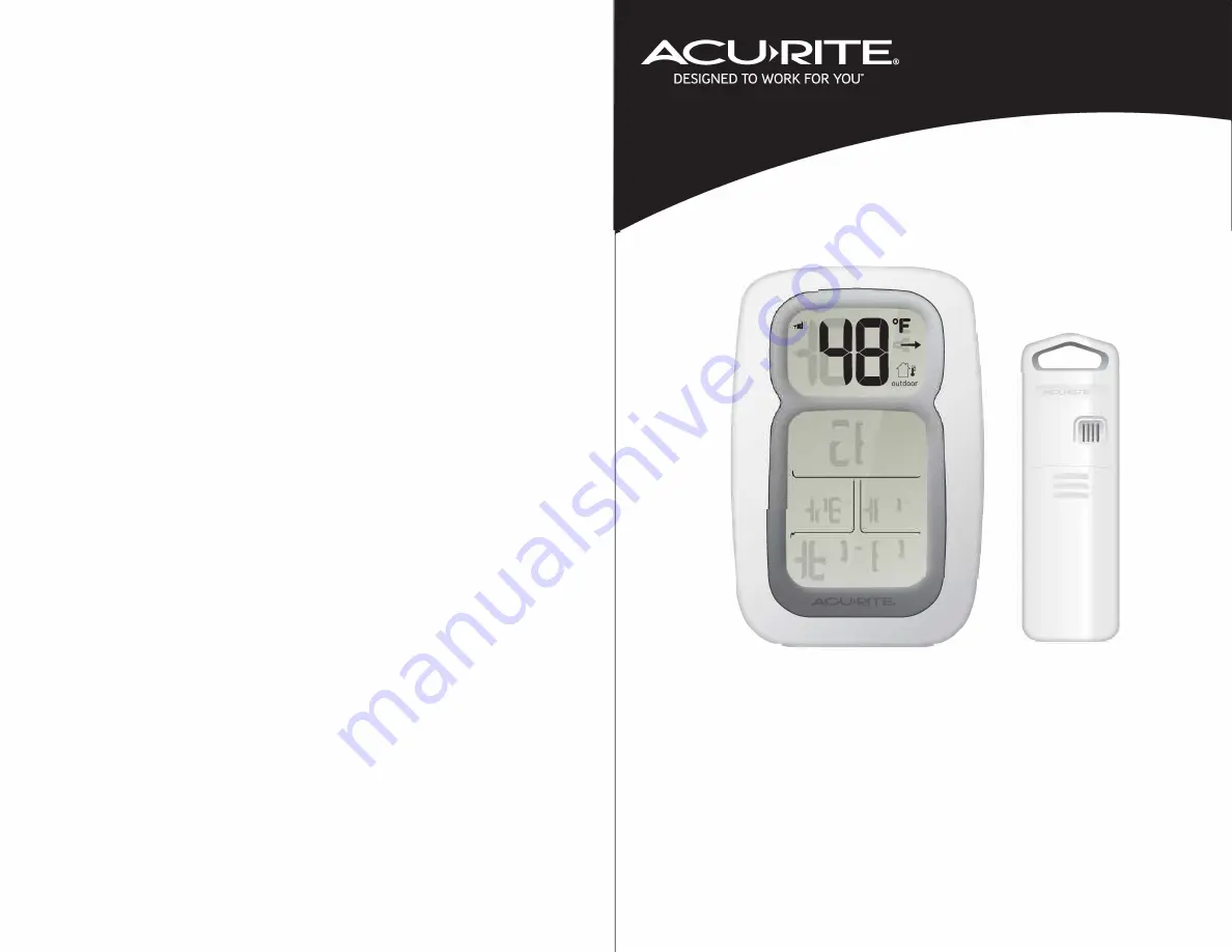 AcuRite 00609 Instruction Manual Download Page 1