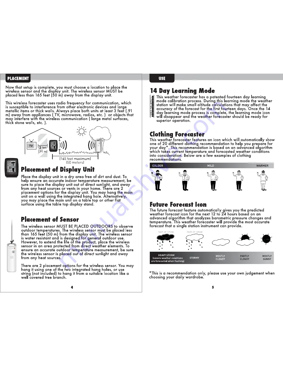 AcuRite 00837W1 Instruction Manual Download Page 4