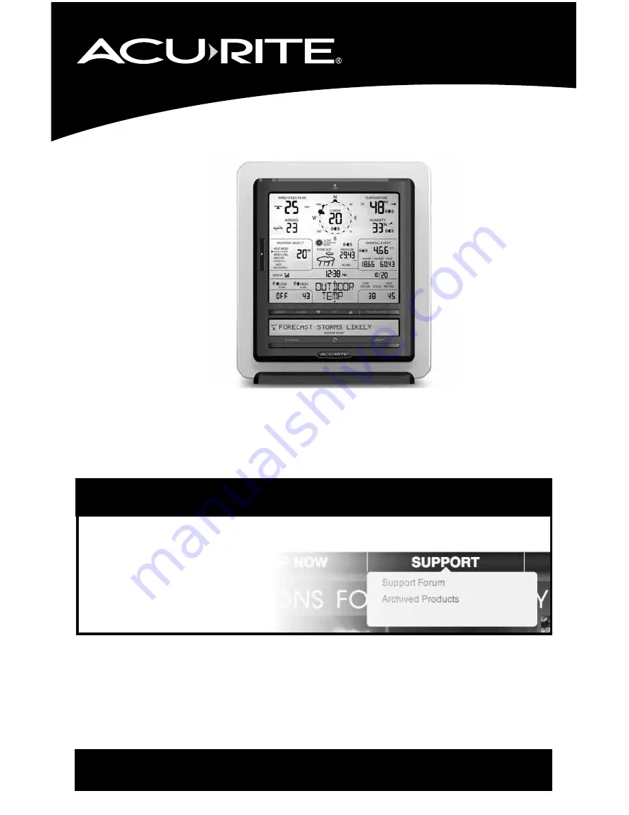 AcuRite 06007RM Instruction Manual Download Page 1