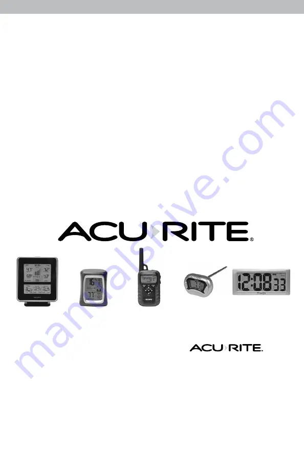 AcuRite 75077 Скачать руководство пользователя страница 12