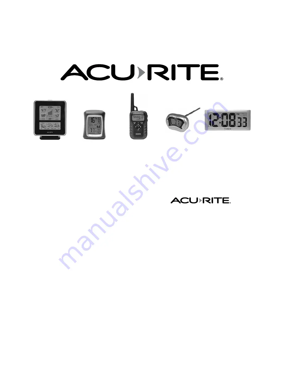 AcuRite Intelli-Time 75102 Скачать руководство пользователя страница 12