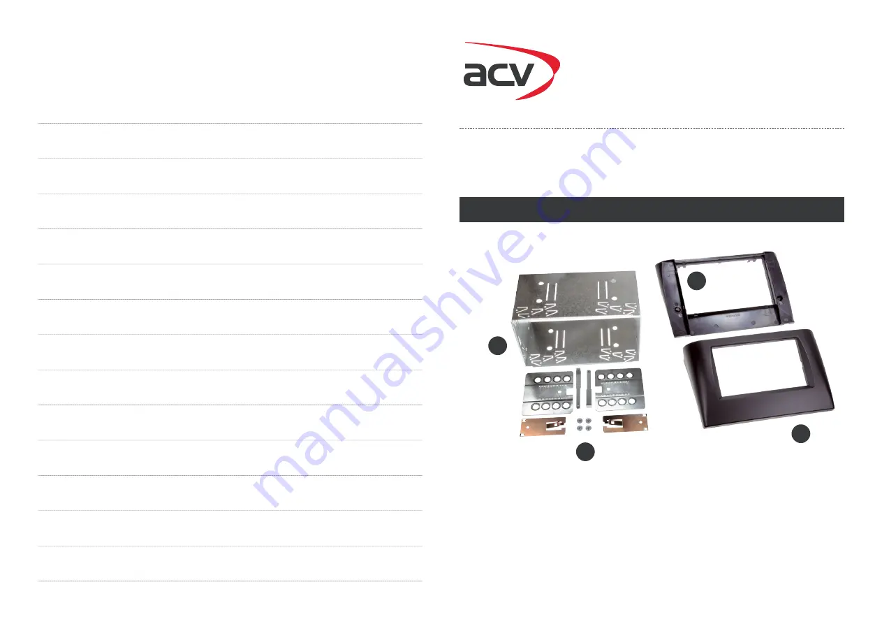 ACV 381094-19 Installation Manual Download Page 1