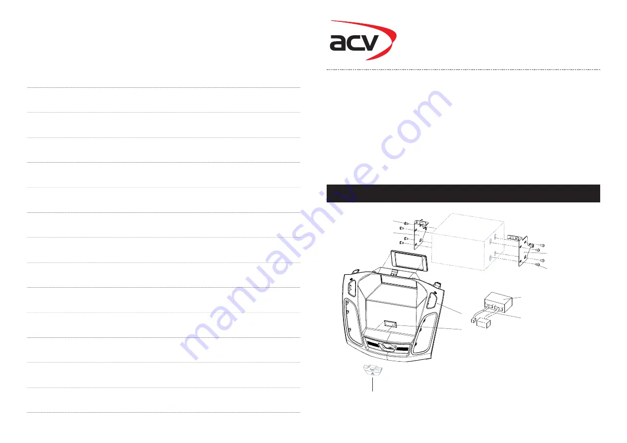 ACV 381114-23-1-1 Installation Manual Download Page 1