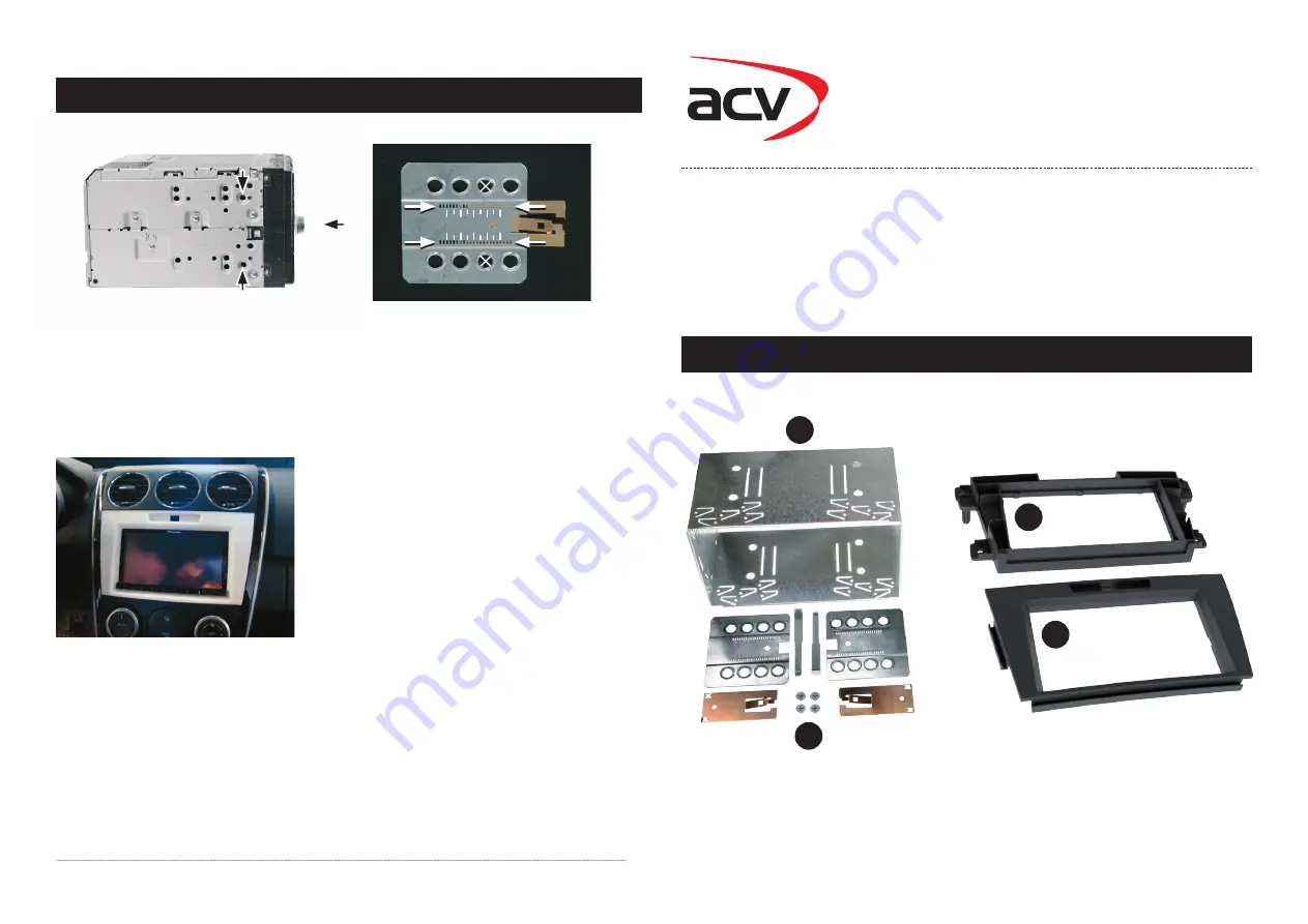 ACV 381170-08 Installation Manual Download Page 1