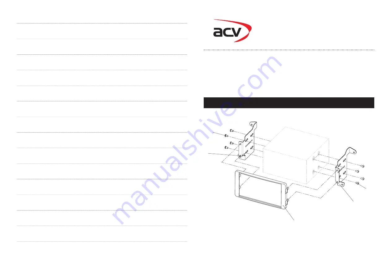 ACV 381200-19-1 Installation Manual Download Page 1