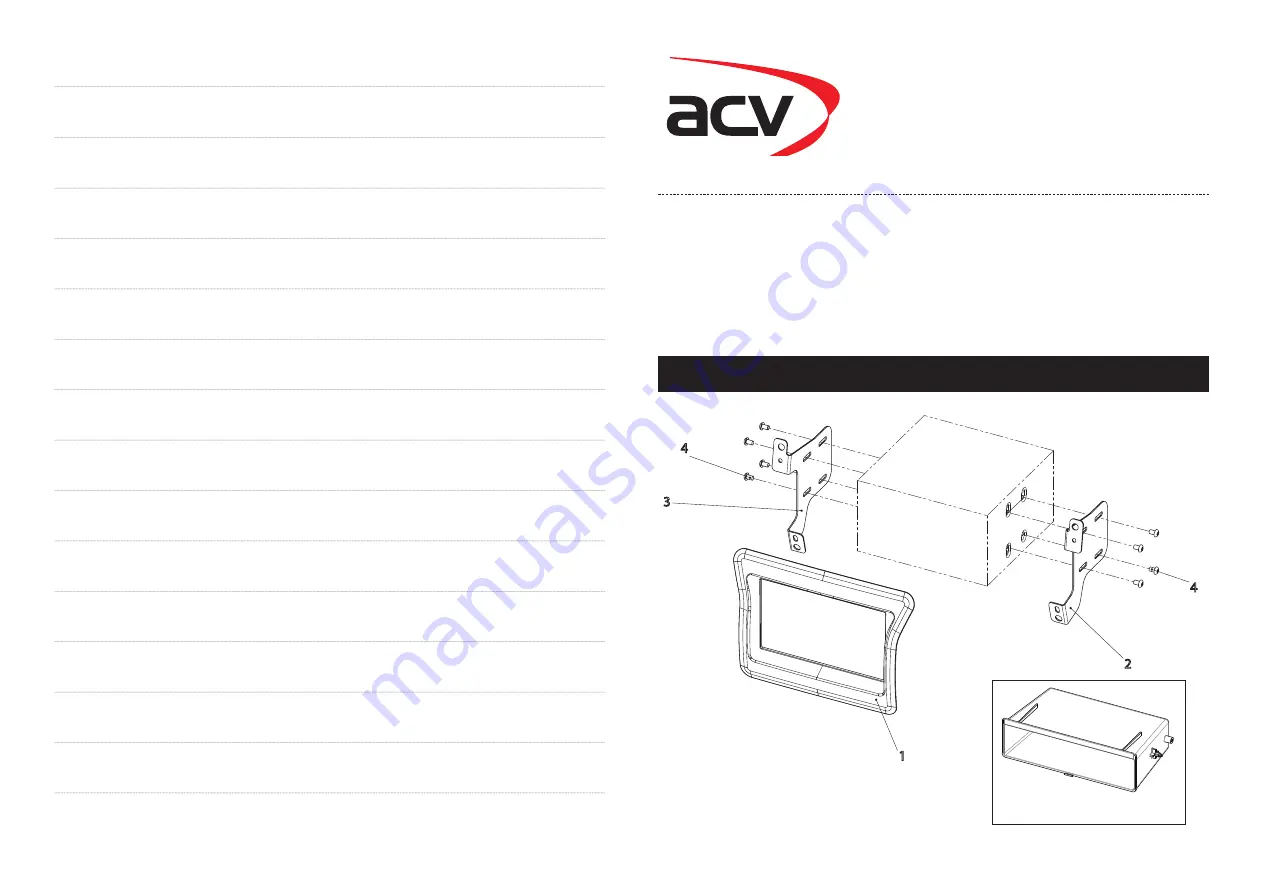 ACV 381250-15 Series Installation Manual Download Page 1