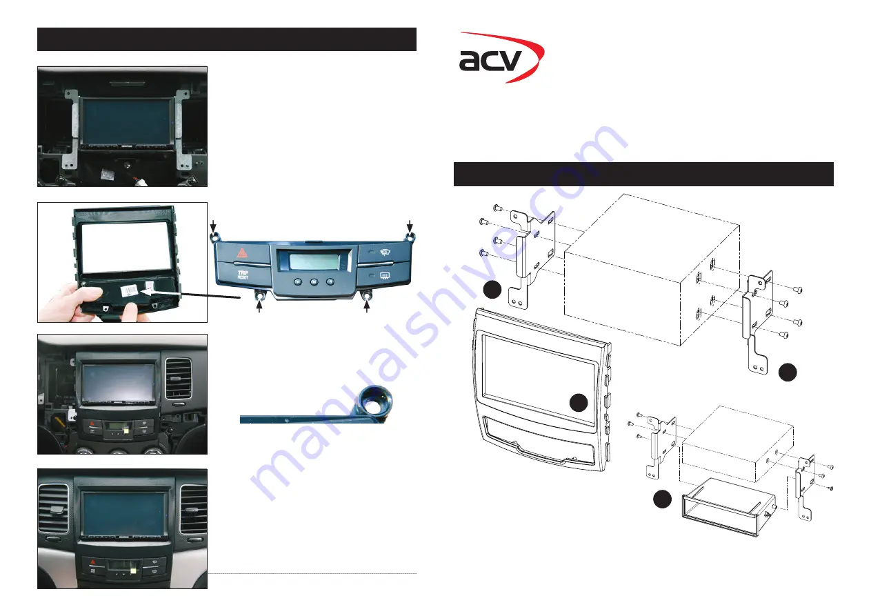 ACV 381275-05 Installation Manual Download Page 1