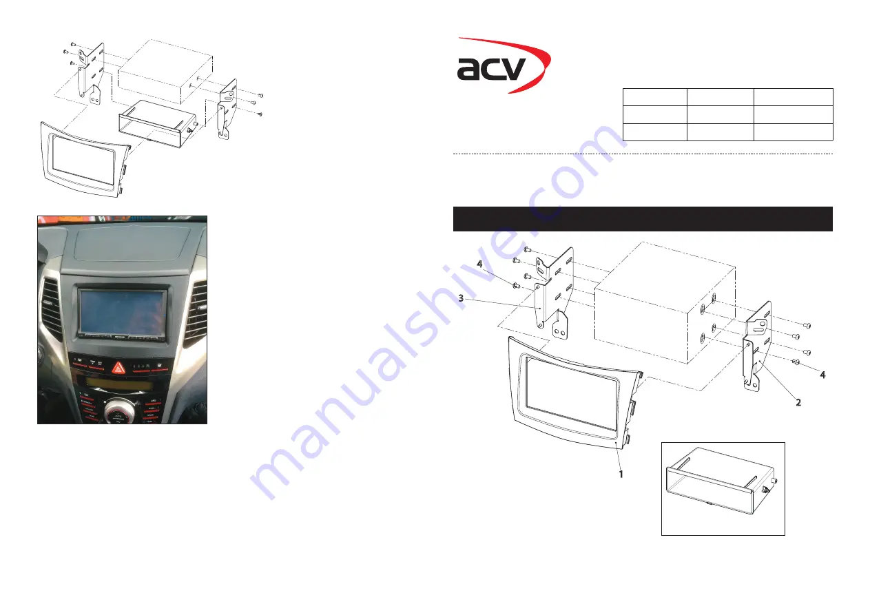 ACV 381275-15-1 Installation Manual Download Page 1