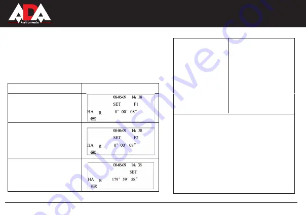 ADA INSTRUMENTS DigiTeo-10 Operating Manual Download Page 16