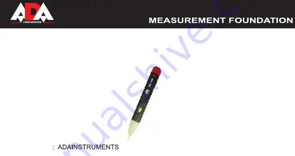 ADA INSTRUMENTS ZAC 1000 Operating Manual Download Page 1