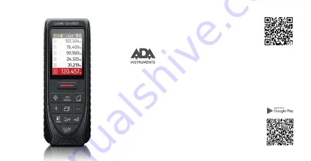 Ada A00502 Operating Manual Download Page 1