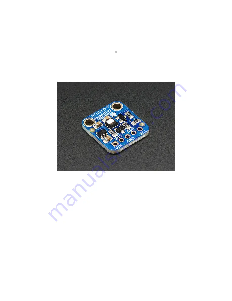 Adafruit Industries HTU21D-F Manual Download Page 1