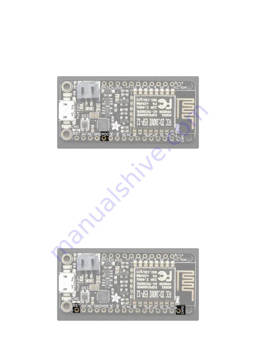 Adafruit Feather HUZZAH ESP8266 Manual Download Page 13