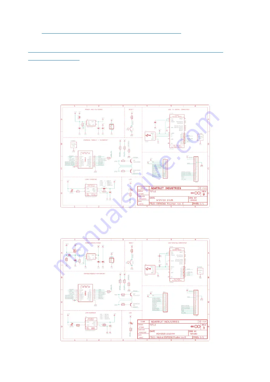 Adafruit Feather HUZZAH ESP8266 Manual Download Page 50