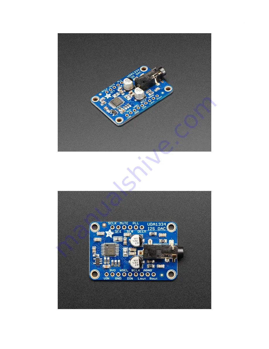 Adafruit UDA1334A Manual Download Page 4