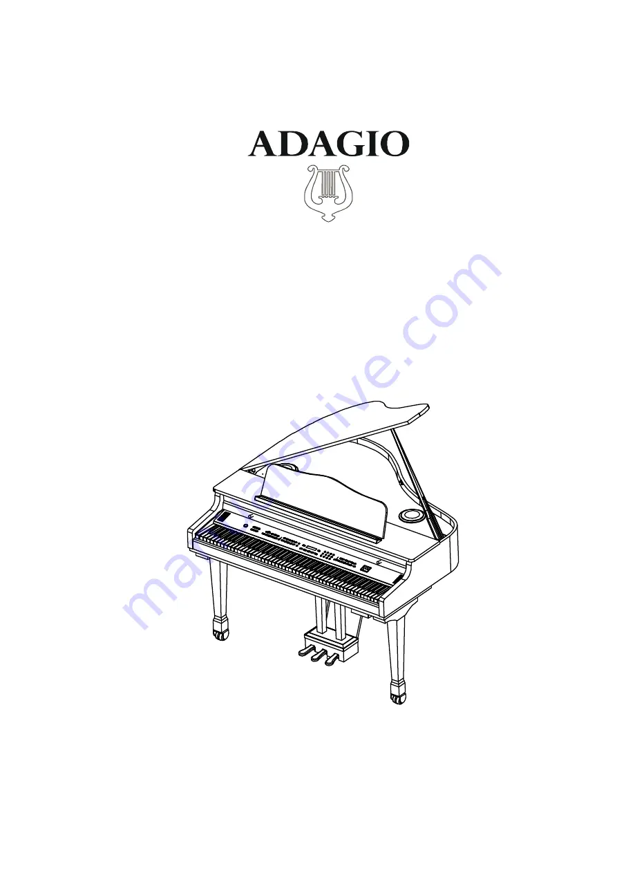 Adagio GDP-8850 Owner'S Manual Download Page 1